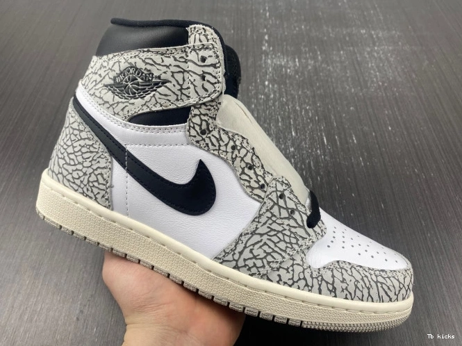 Cheap TBK OG 1 Air Jordan DZ5485-052 High Cement White 0716